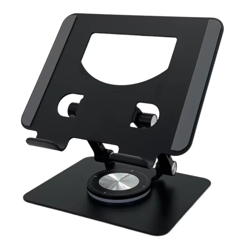 360 Rotation Foldable Laptop Bracket Mobile Phone Tablet Bracket Aluminum Alloy Desktop Lazy Backet Height Adjustable for iPad