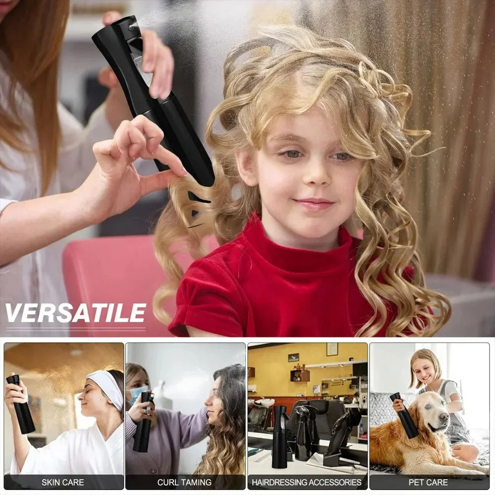 Pressure Sprayer Hairdressing Spray Bottle Hair Salon Continuous Atomization Water High Flower Disinfection Beauty Hair CareTool