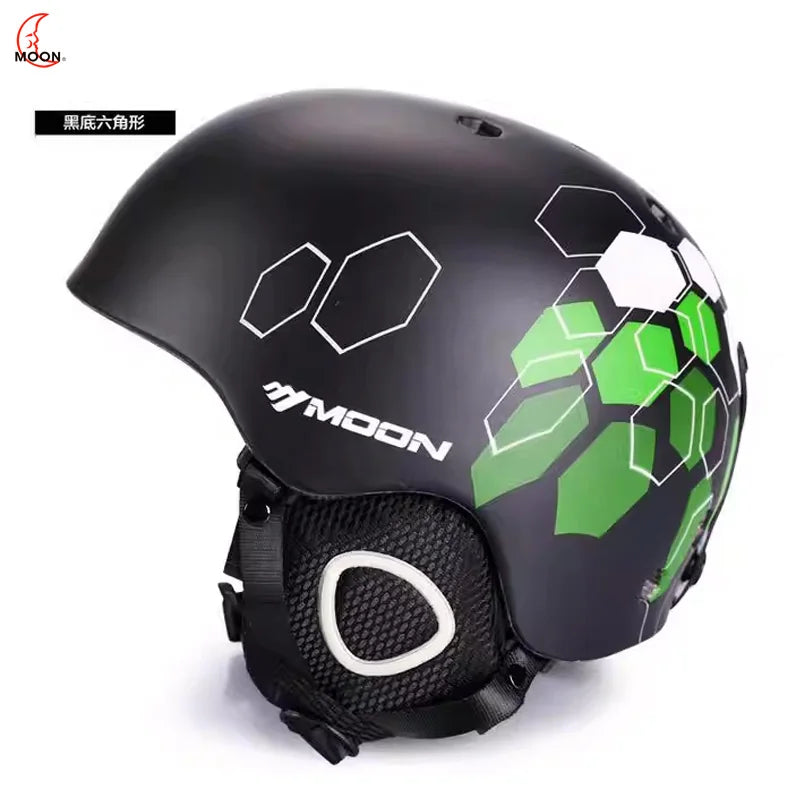 MOON CE Certification PC+EPS Adult Ski Helmet for Adult and Youth Skating Skateboard Helmet Snow Sports Snowboard Helmets