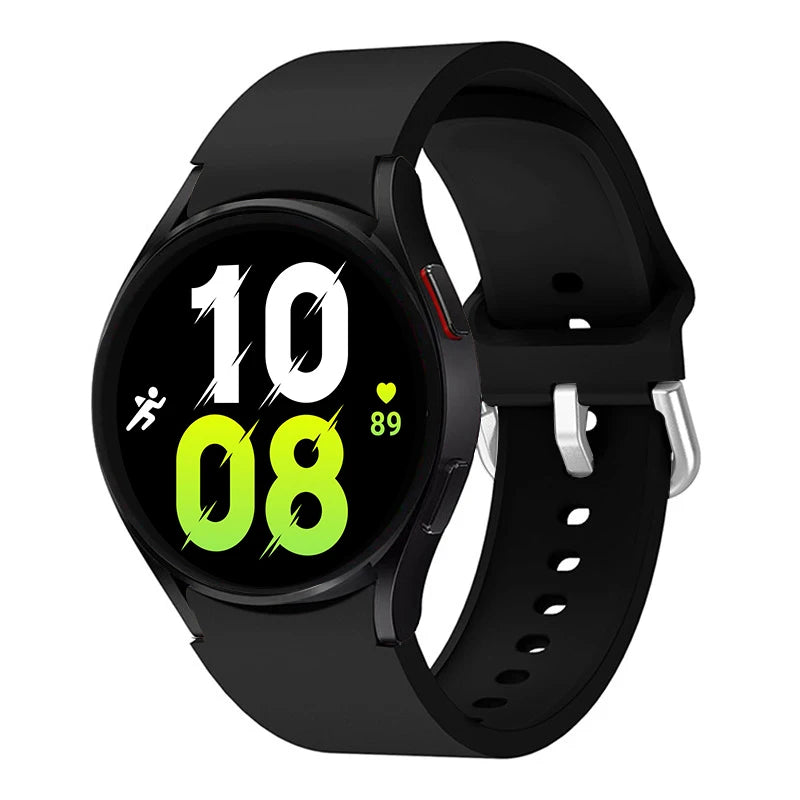 official Silicone Strap For Samsung Galaxy Watch 5 4 44mm 40mm/4Classic 46 42mm Wrist 20mm Bracelet Galaxy Watch 5 Pro 45mm Band