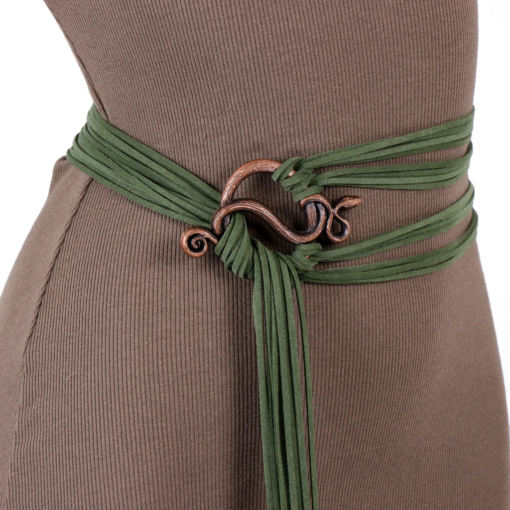 Medieval Long Rope Ring Knotted Belt for Women, Norse Witch Waist Knotted Rope Belt, Viking Renaissance Costume Accessories
