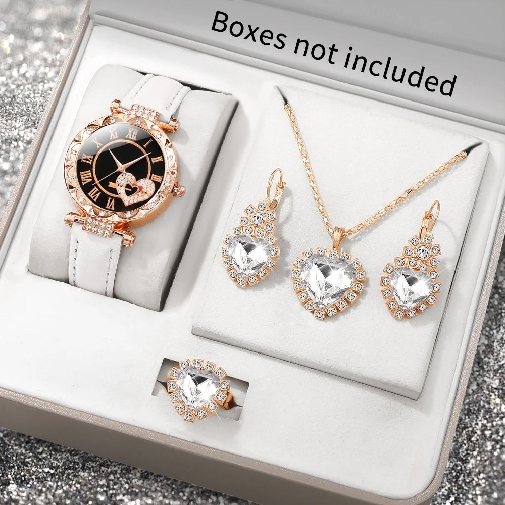 5pcs New Elegant Trendy Fashion Watch, Ideal Gift For Friends & Family For Valentine's Day, Ramadan And Birthdays.