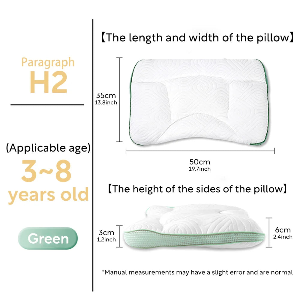 1-18 Years Children Neck Pillow Help Sleep Toddler Pillows Protection Neck Cervical Orthopedic Baby Pillow For Sleeping Almohada