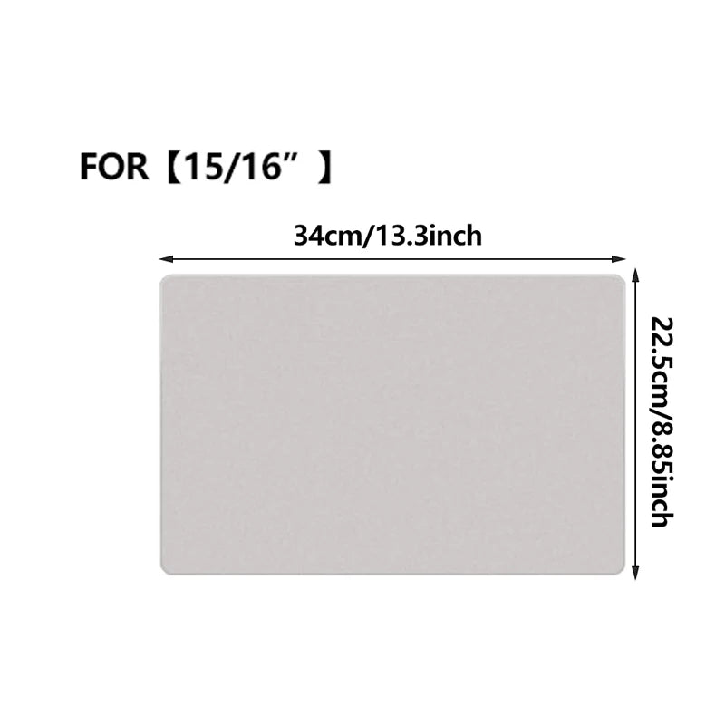 Microfiber Dustproof Laptop Screen Cleaning Cloth for MacBook Pro 13/15/16 Protective Notebook Palm Keyboard Blanket Cover