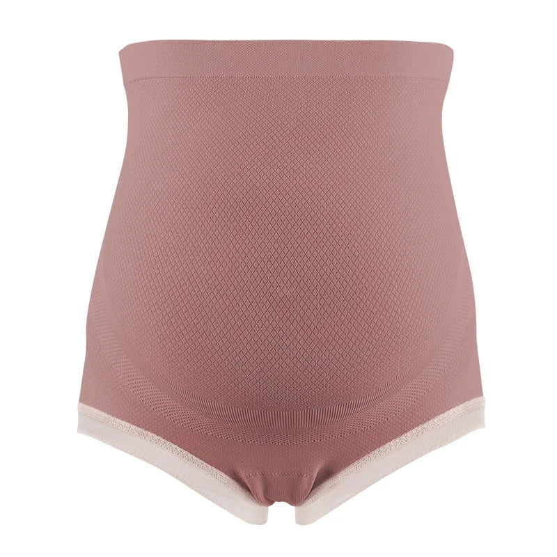 Maternity Panties High Waist Pregnant Panties Adjustable Belly Support Briefs for Pregnant Women Lace Solid Color Cozy Intimates
