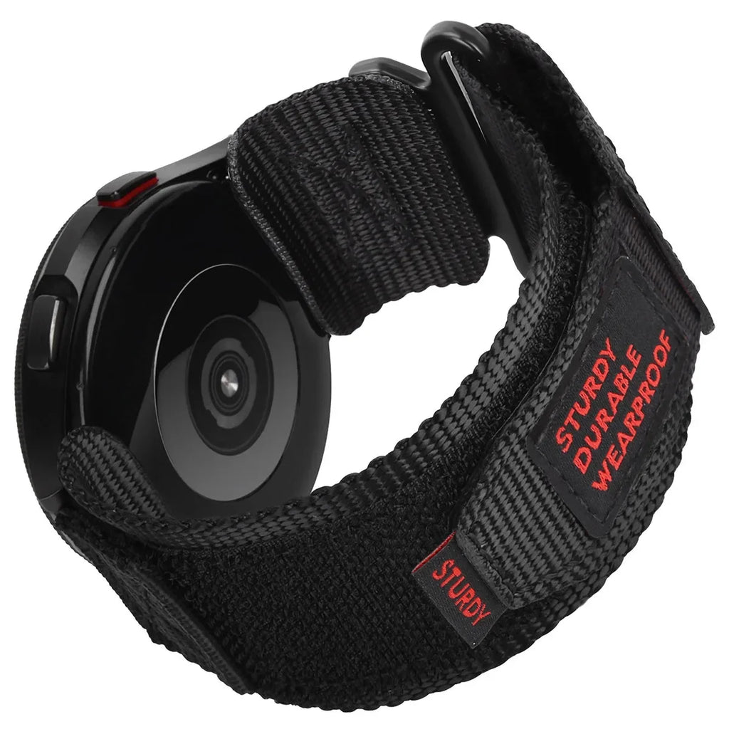 20mm 22mm Nylon Strap for Samsung Galaxy Watch 7/6/5/4 40 44mm 6Classic 47mm Sport Loop Bracelet for Huawei Watch GT3 4Pro Band