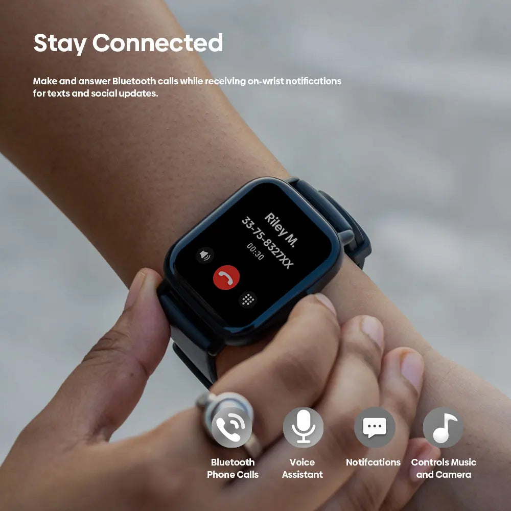 Zeblaze Btalk PRO Voice Calling Smart Watch 1.91'' HD Display Heart Rate SpO2 & Stress Monitor Multiple Sports Modes Smartwatch