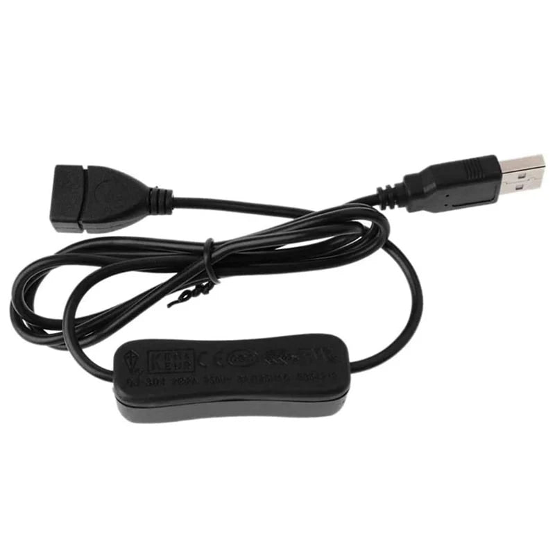 1M/2M USB Male to Female Extension Cable with On/Off Switch Data Transfer and Charging for LED Lamp/USB Flash/Fan/LED Strips etc