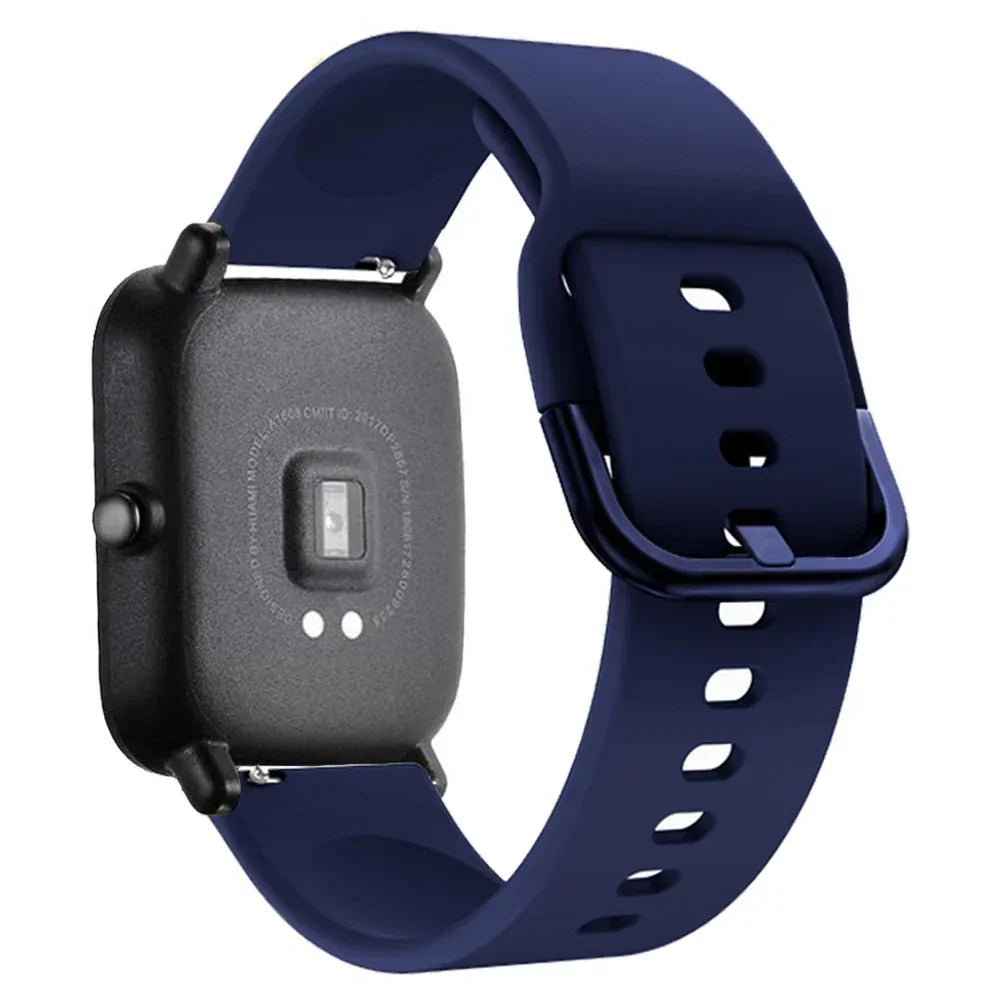 Silicone Strap For Amazfit GTS 4/2e/3/2 GTS2 Mini/GTR 4/3/Pro/2/2e Sport Bracelet Huawei watch Gt 5-4-2e-3-3 pro 20mm 22mm Bands