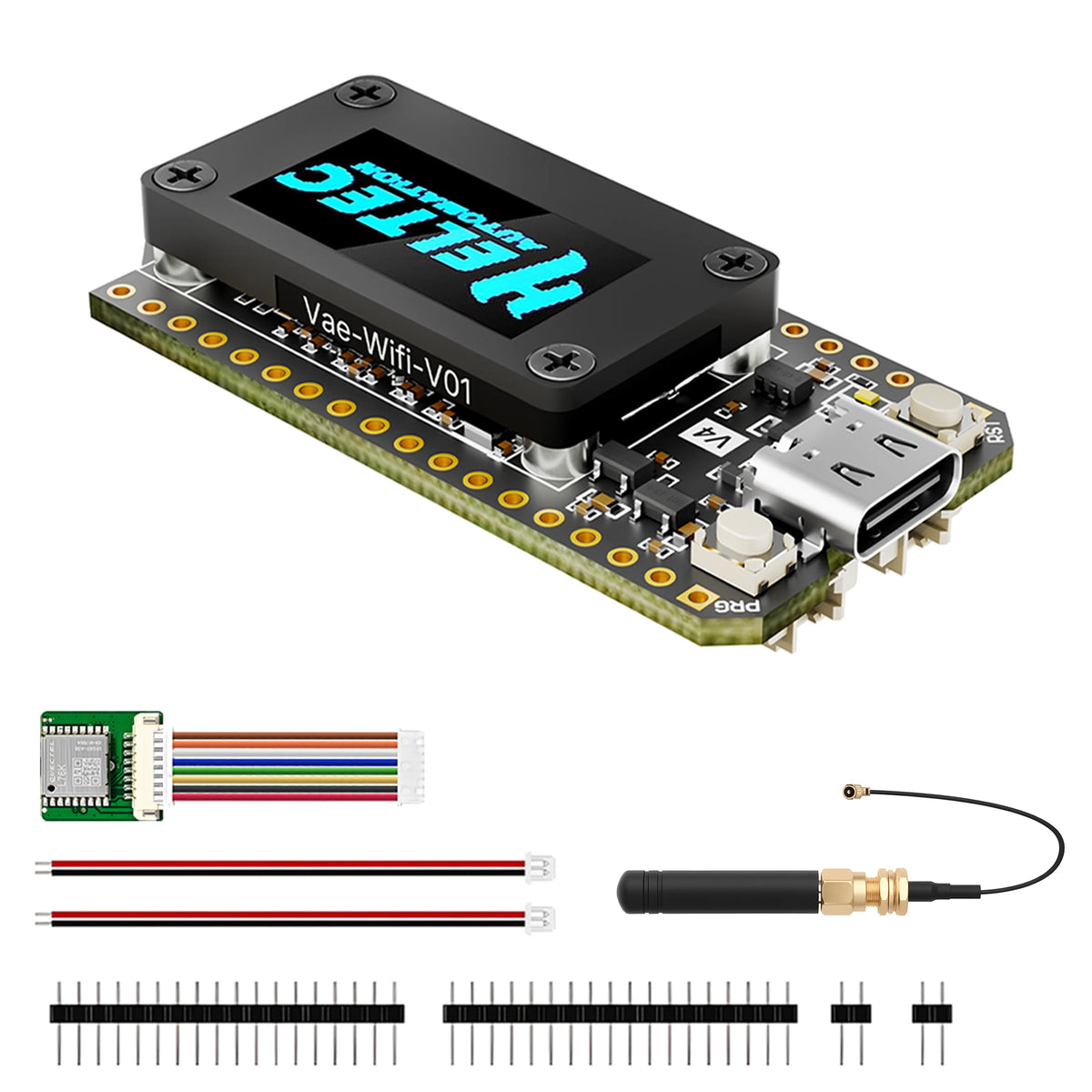 Heltec V4 ESP32 Development Board Upgraded ESP32-S3 SX1262 LoRa Module WiFi Bluetooth 2MB with 915MHz Antenna for Meshtastic