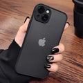 Luxury Shockproof Matte Phone Case For iPhone 15 14 13 12 11 16 17 18 Pro Max AIr Plus Bumper Transparent Cover