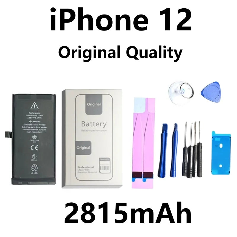 Xilecaly Battery For iPhone 14 Pro Max 11 Pro 12 13 Mini Pro Max Original Real High Capacity Replacement Bateria Warranty 1 Year