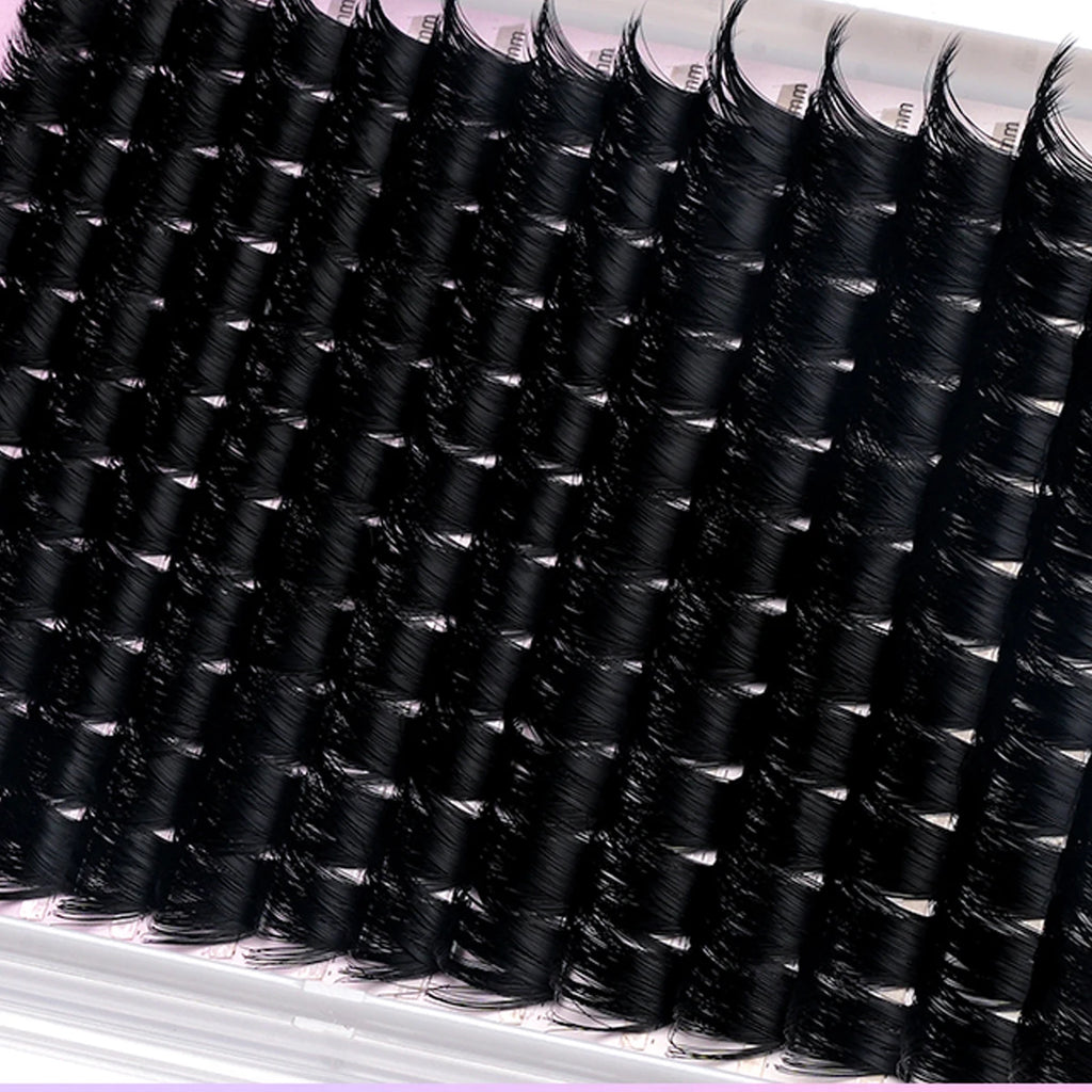 14 rows of natural Russian curly mink eyelashes 100D-200D natural thick eyelash clusters D personal eyelashes DIY eyelash extens