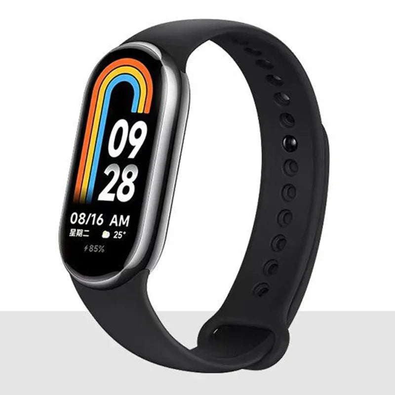 Silicone Strap For Xiaomi Mi band 8-8 NFC Sport Belt Replacement miband8 Bracelet waterproof smart band 8 watchband Accessories