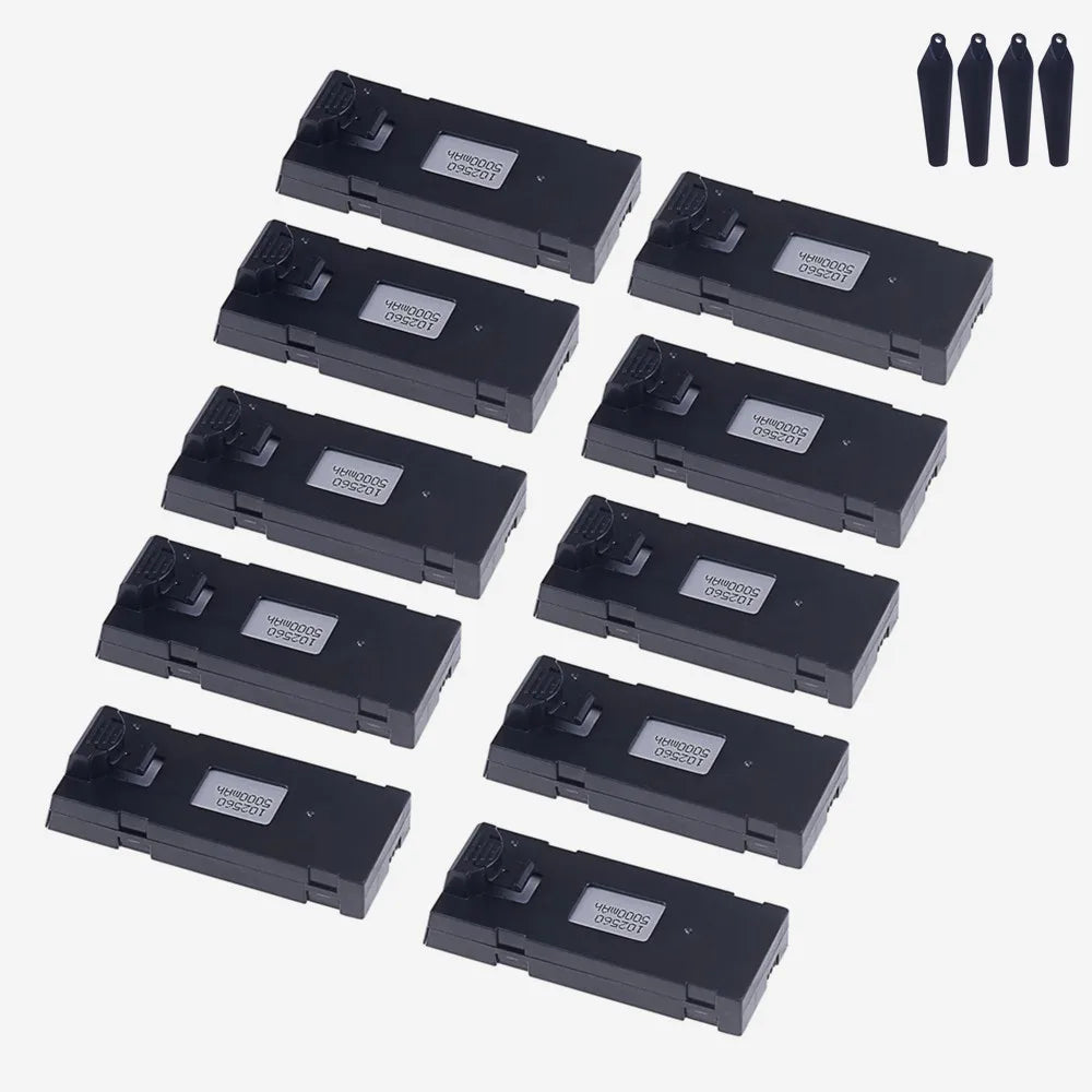 Upgrade 3.7V Drone Battery Accessory 5000mAh For E88 E88 PRO E99 PRO E525PRO Mini Uav Drone Battery 4K Drone Spare Parts Battery