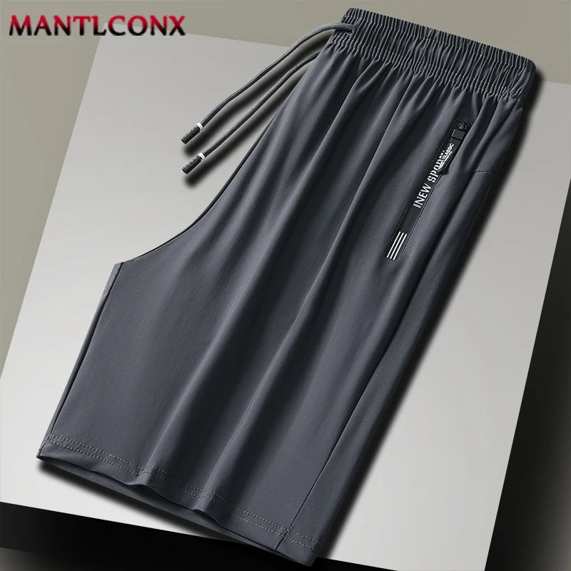 Summer Thin Jogging Men's Shorts Quick Dry Shorts Men's Fitness Sports Short Pants Loose Breathable Board Shorts Male XL-XXXL