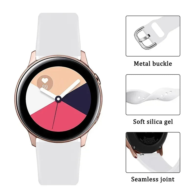Silicone Strap For Amazfit GTS 4/2e/3/2 GTS2 Mini/GTR 4/3/Pro/2/2e Sport Bracelet Huawei watch Gt 5-4-2e-3-3 pro 20mm 22mm Bands