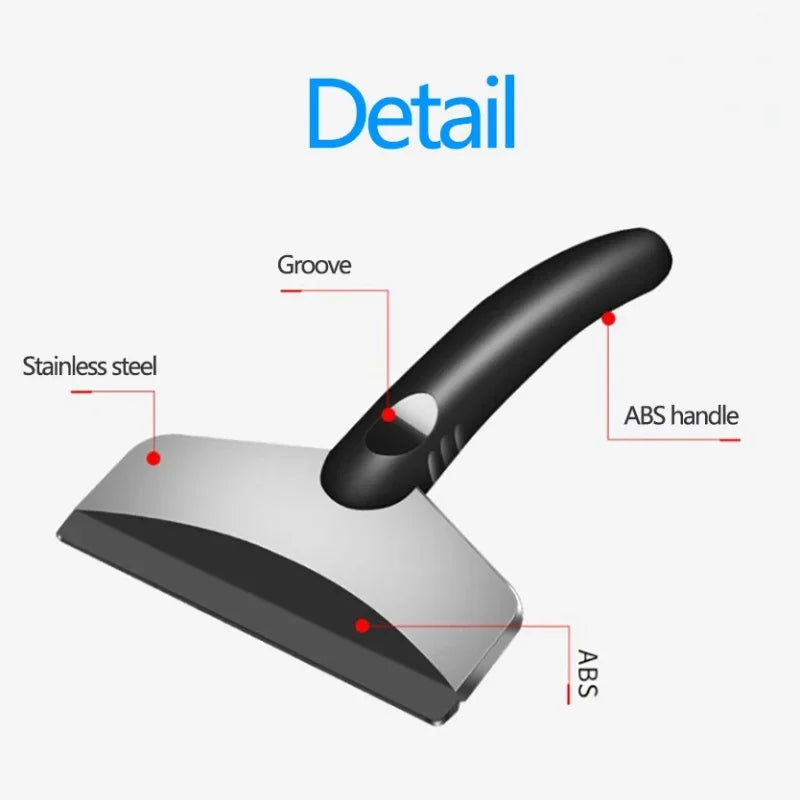 2Pcs Durable Car Snow Shovel Car Windshield Snow Removal Scraper Ice Shovel Window Cleaning Tool for All Car Accessories Removal