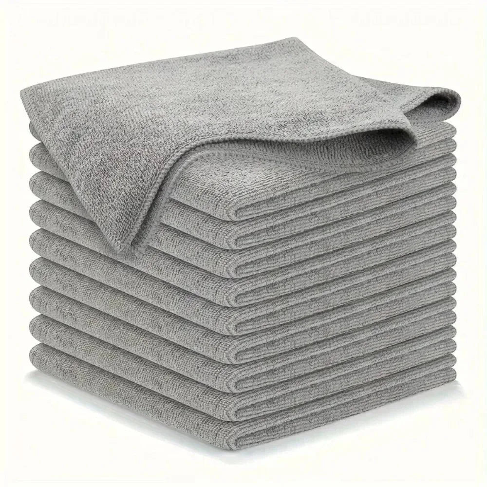 Thickened Ultra-Fine Fiber Cleaning Cloth, Without Lint, a Useful Absorbent Car Window Cleaning Towel