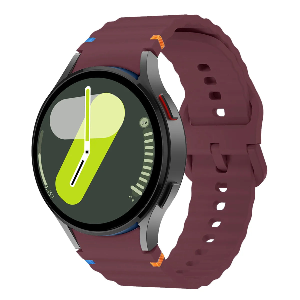 Original Silicone Band for Samsung Galaxy Watch 7 6 5 4 44mm 40mm 5Pro 45mm Bracelet for Galaxy Watch 4 6Classic 43mm 47mm Strap