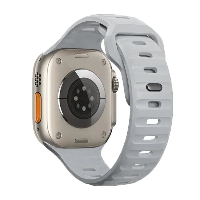 Silicone Strap for Apple Watch Band series 10 42mm 46mm 9 8 7 41 45mm ultra2 49mm 44 40 38 42mm Correa Band for Iwatch 6 SE 5 4