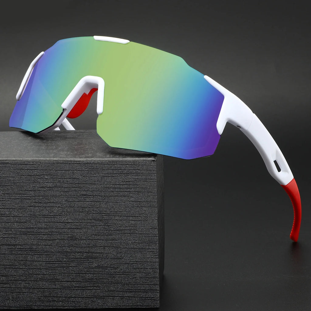 Rimless UV400 Cycling Sunglasses Sports Running Sun Goggles MTB Bicycle Glasses Men Women Road Male Female Bike Eyewear