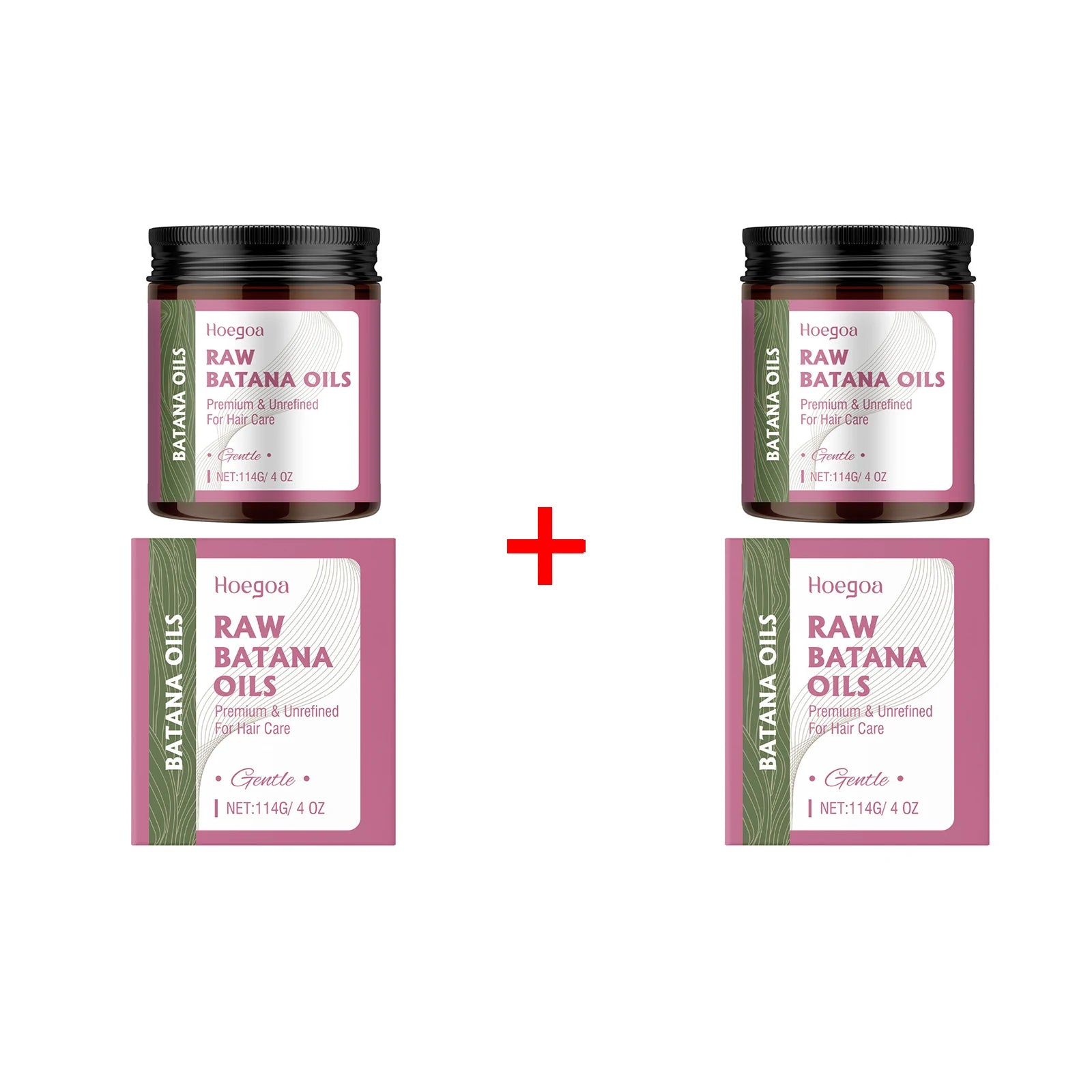 Hoegoa Raw Batana Oil Hair Growth Alopecia Anti Break Regrowth Moisturizing Repair Healthier Thicker Hair Treatment Cream Mask