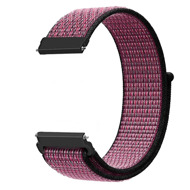 Nylon Loop For Garmin Forerunner 965 255 265 745 Bracelet For Garmin Vivoactive 6 5 4 3/Venu 2 3/Active/Chronos 22mm 20mm Strap