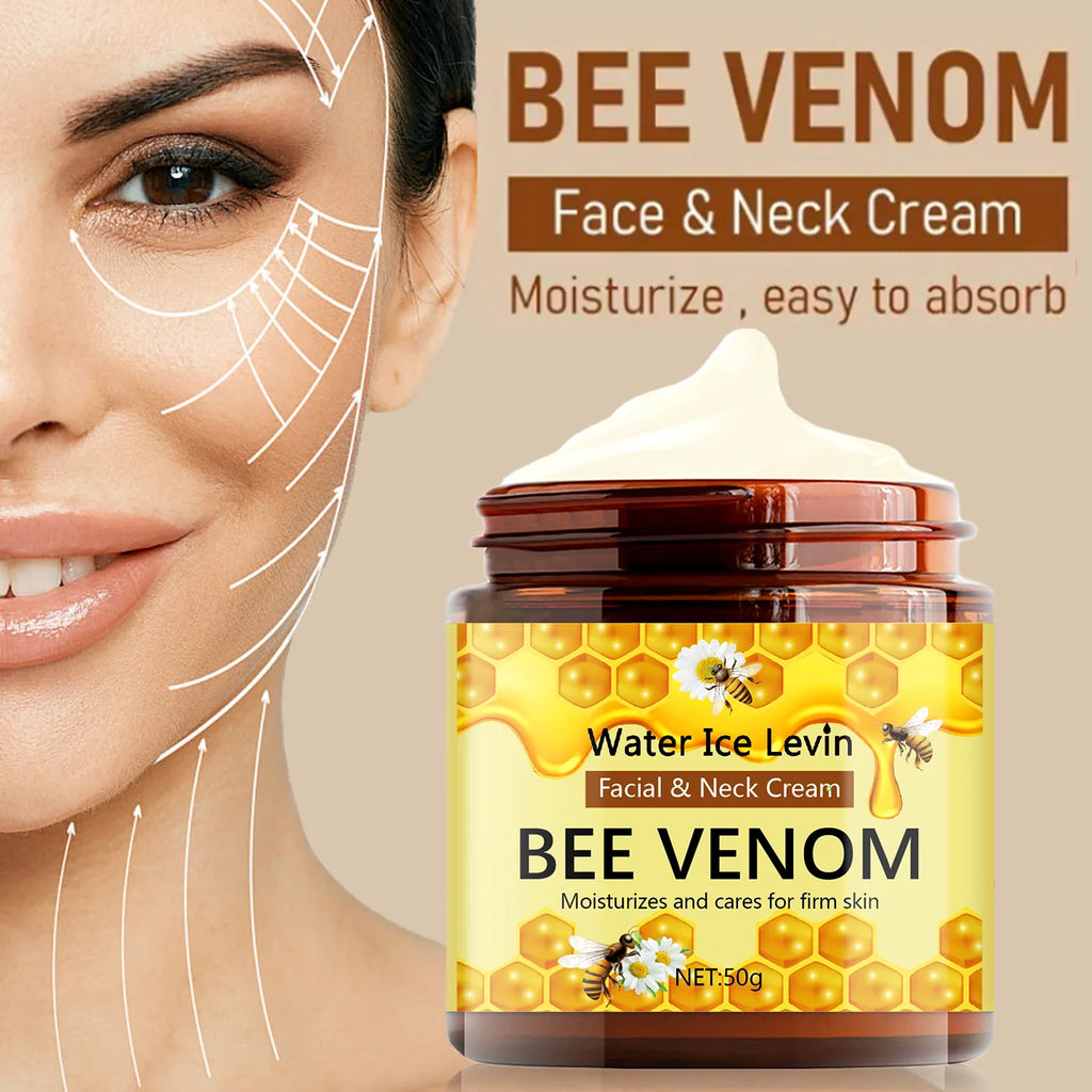 Bee Venom Cream Face Whitening Cream Remove Dark Spots Fade Freckle Melanin Anti Wrinkle Aging Moisturizing Brighten Skin