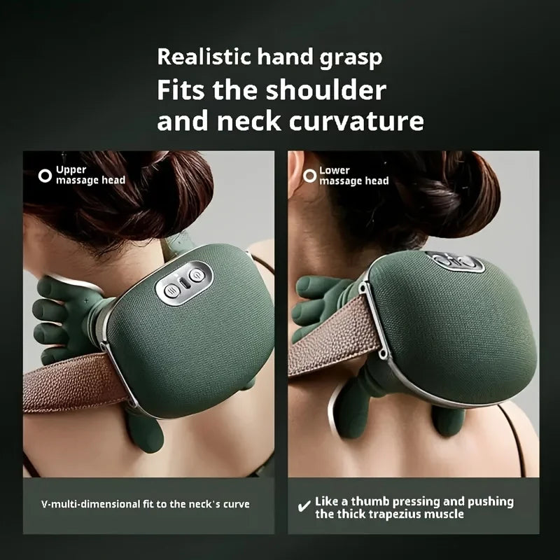 New shoulder and neck massager, neck massager, fully automatic charging finger press hand massager