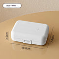 7 Grids Compact Mini Pill Case Double Sealed Medicine Container Weekly Split Lockable Drug Storage Daily Pill Organizer