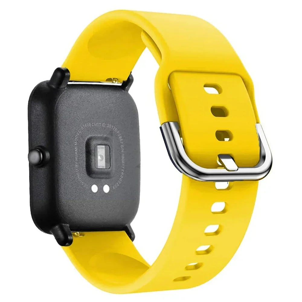 Silicone Strap For Amazfit GTS 4/2e/3/2 GTS2 Mini/GTR 4/3/Pro/2/2e Sport Bracelet Huawei watch Gt 5-4-2e-3-3 pro 20mm 22mm Bands