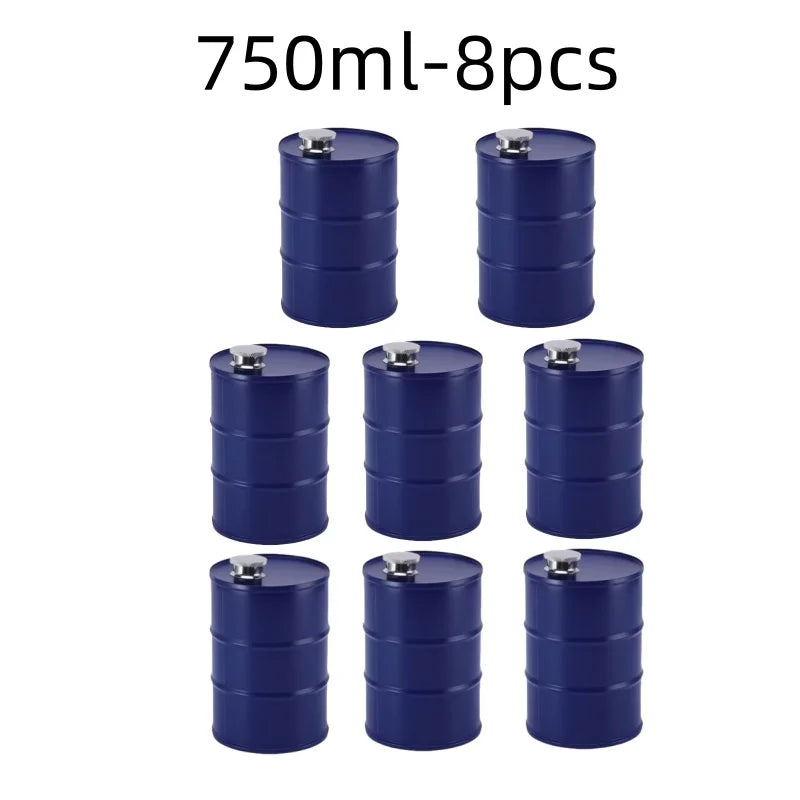 1Pc 25oz Water Bottle Drums Whisky  Portable Stainless Steel Hip Flask