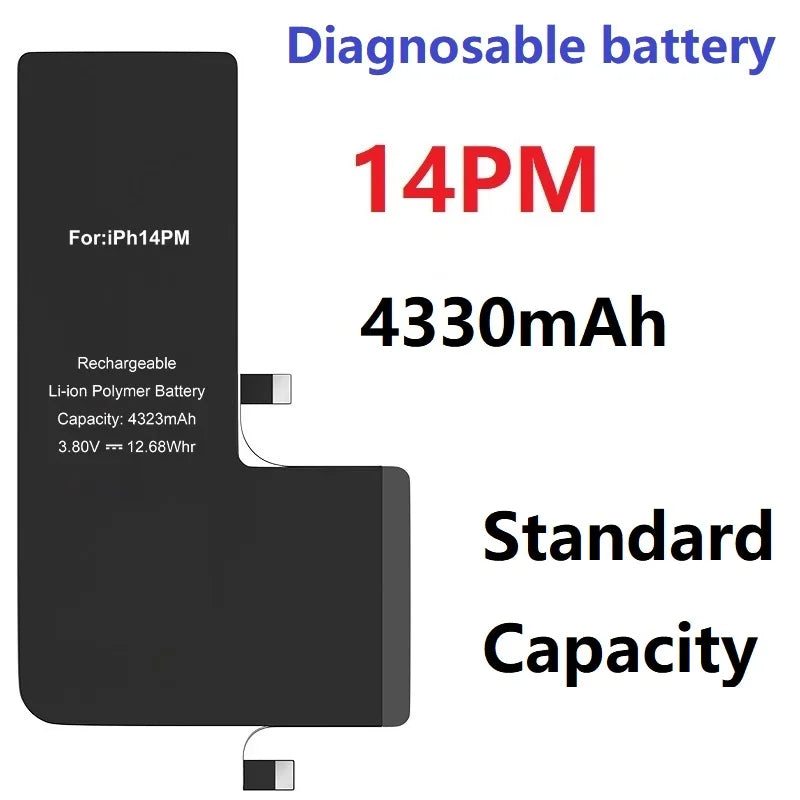 Wholesale Diagnostic Battery Standard Capacity 0 Cycle No Pop Up 100% Heath On IOS 18 26 For Iphone 12 13 14 15 Pro Max