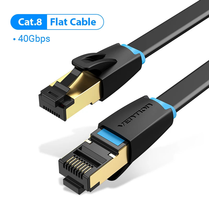 Vention Cat8 Ethernet Cable 40Gbps RJ45 Network Cable Cat 8 SFTP RJ45 Patch Cord for PC Modem Router Laptop Cable Ethernet Cat8