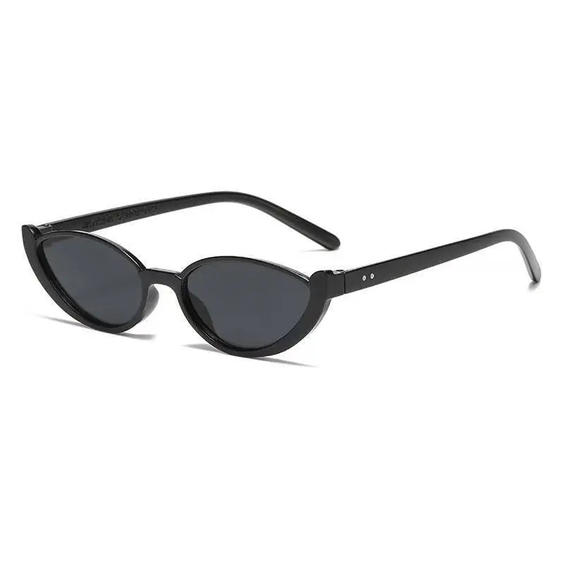 Vintage Small Cat Eye Sunglasses for Women Trendy Half-frame Sun Glasses UV400 Fashion Shades Eyewear Summer Anti UV Sunglasses