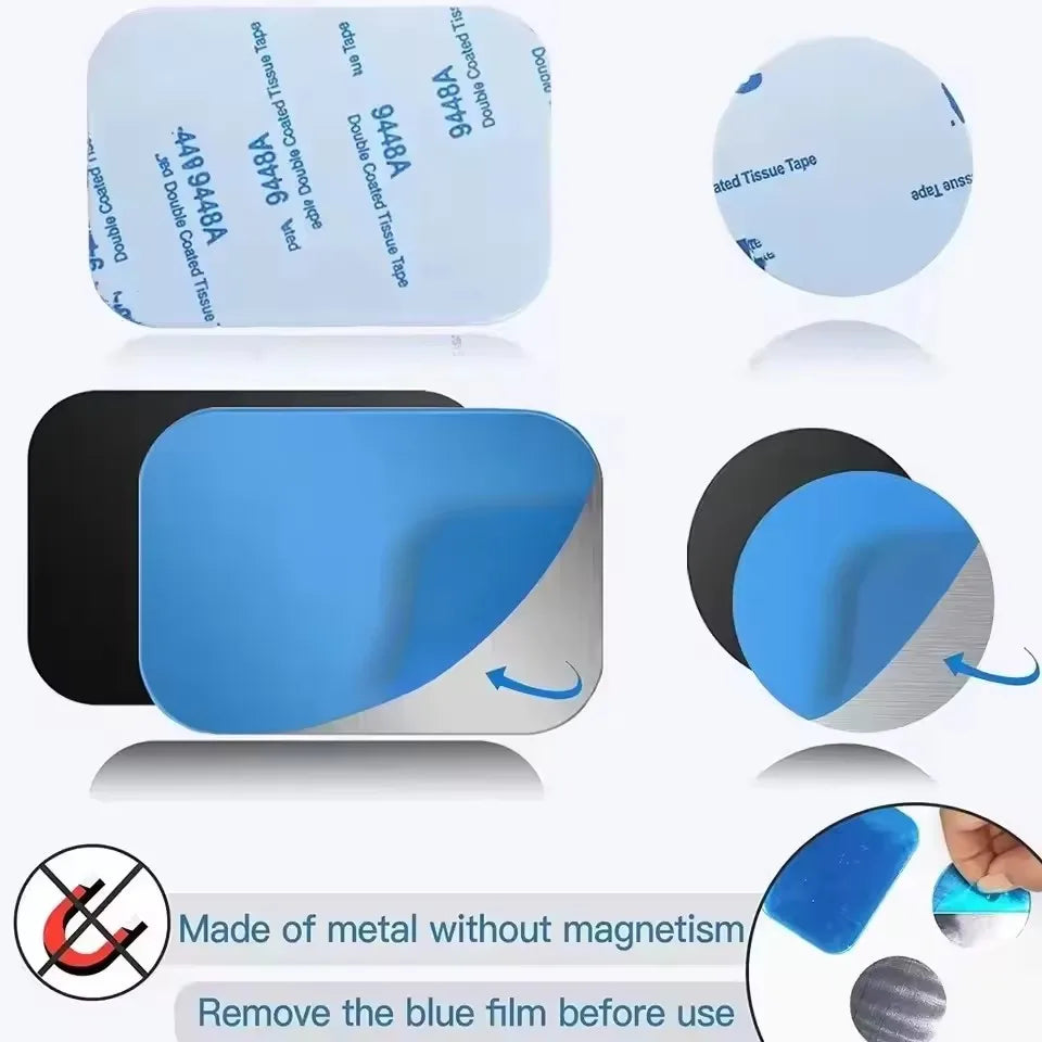 1/3/5Pcs Metal Plate Disk for Magnet Car Phone Holder Round Iron Sheet Stickers Car Magnetic Phone Stand Mount Accessories