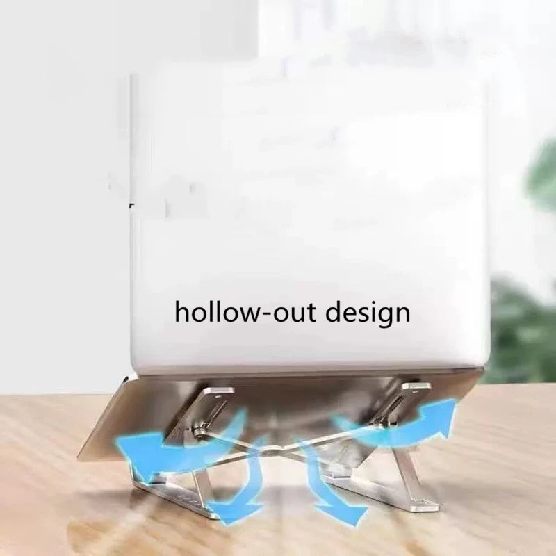 Portable Aluminum Laptop Stand Foldable Lap Top Base Notebook Support Computer Bracket For Macbook Air Pro Holder Accessories