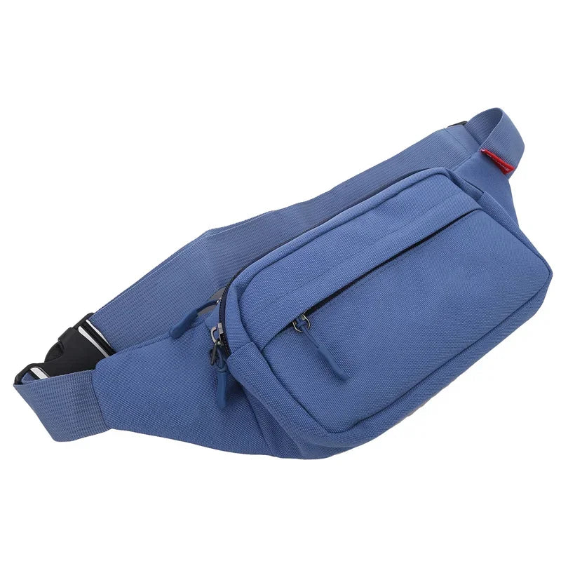 2025 Men's Sports Fanny Pack Fashion Phone Female Chest Bag Unisex Waist Bag Women Small Canvas Shoulder Casual Crossbody Bags