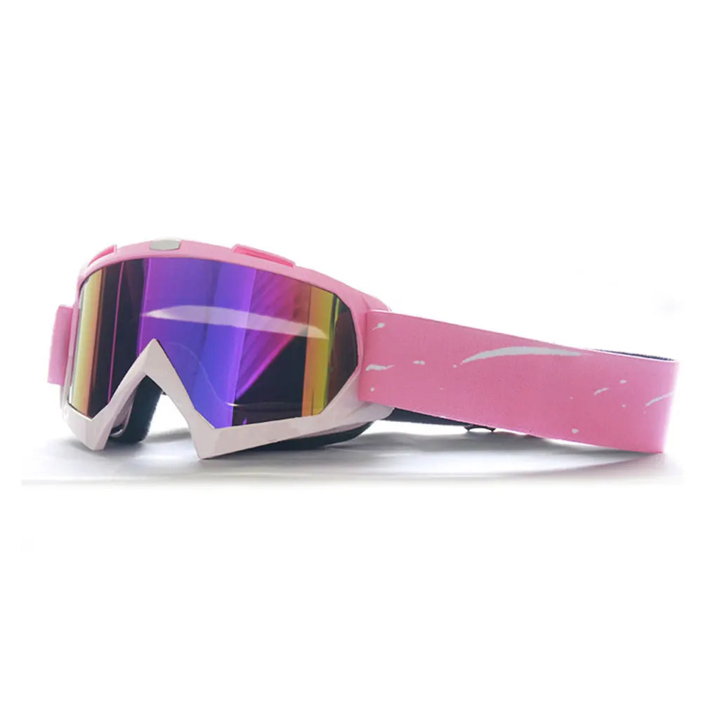 Motocross Glasses Motorcycle Pink Sunglasses Man MTB ATV Mask Windproof Protection Skiing Cycling Racing Off-Road Goggles