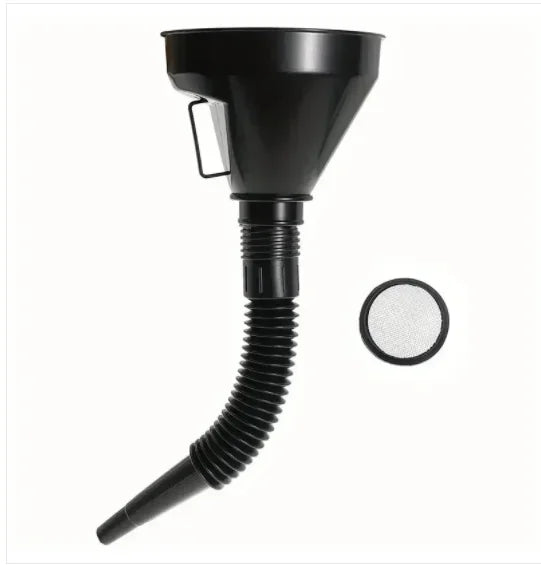 Car Long Stem Funnel Oil Fuel Filling Tools Anti-splash Plastic Oil Funnel Motorcycle Refueling Tools Auto Accessories