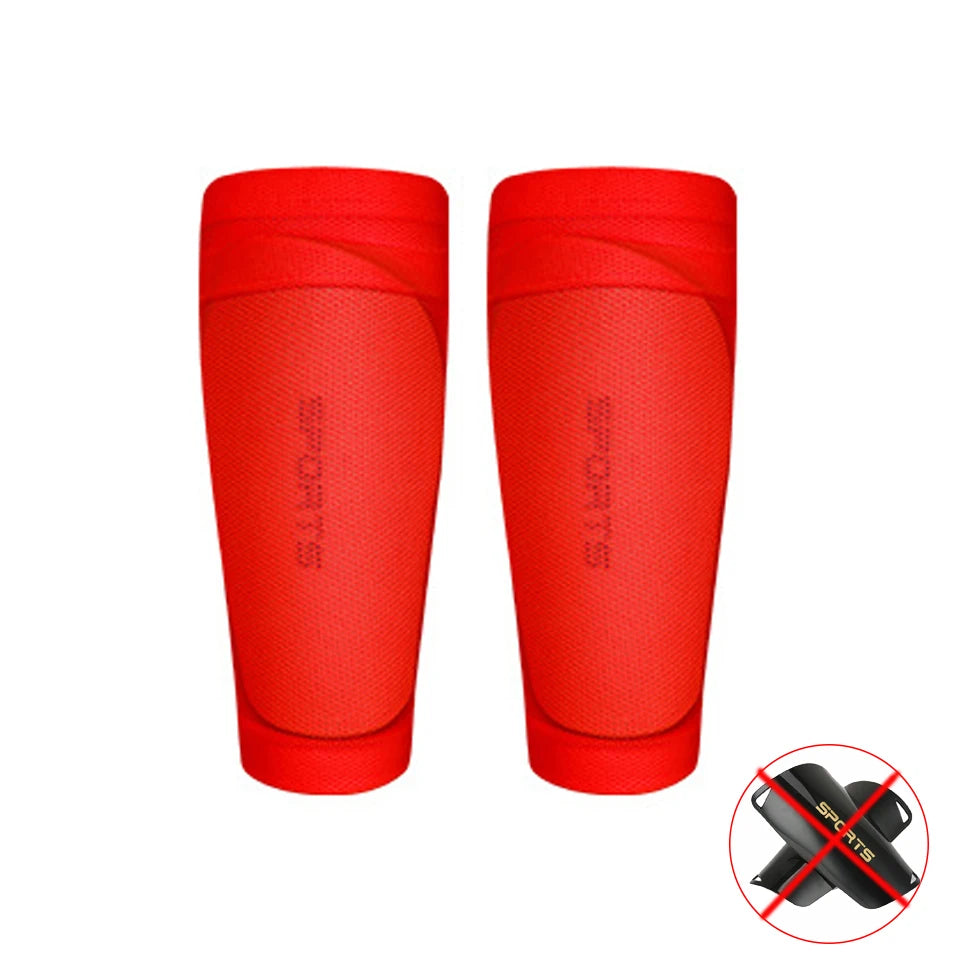 Loogdeel 1 Pair Shin Guard Sleeves Soccer Youth Calf Support Men Kids Football Leg Sleeves Adult Sports Compression Sleeves