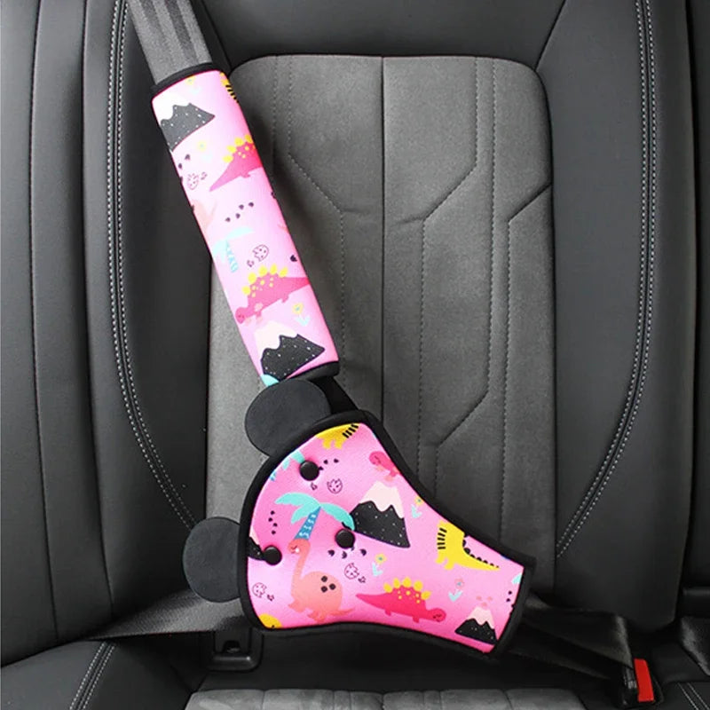 Kids Seat Safety Belt Adjustment Interior Car Seat Belt Kit Anti Strangulation Neck Limiter For Child Safety Belt Protector Belt