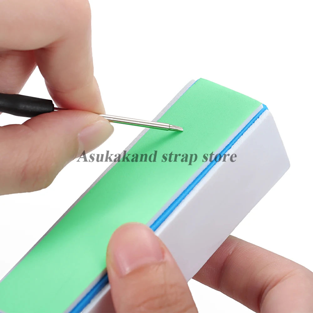 For Watchmaker Accessories Tools 1/2/4pcs Watch Cleaner Rod 4 Sides Mesh Polishing Files Wrist Watch Parts Clean Polish Tool Rod