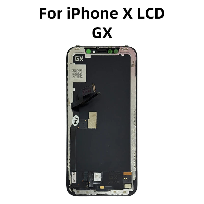 GX OLED For iPhone X XS XR XS Max LCD 11ProMax 13 ProMax 14ProMax 3D Touch Screen Digitizer 12 Mini 12 Pro Max Replacement Parts
