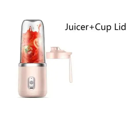 Electric Portable Juicer Blender 400ml USB Charging Fruit Smoothie Maker for Lemon Orange - Compact Juicing Cup Smoothie Blender