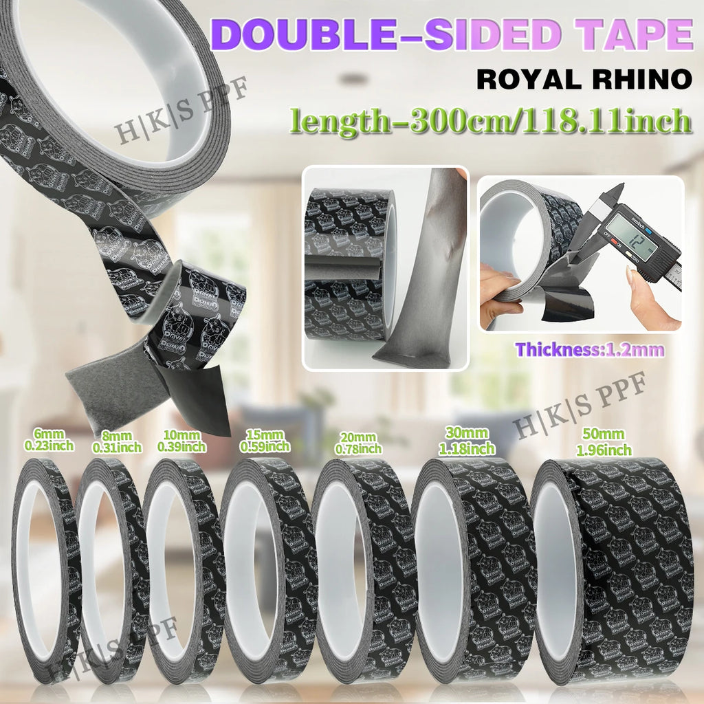 Strong double-sided tape high viscosity fixed high temperature resistant waterproof traceless adhesive fixing car home offices