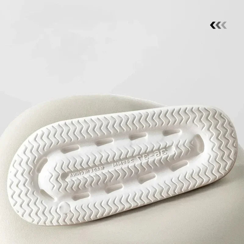 Cute Dog Couple Pillow Slippers Female Summer Wear 2024 New Bathroom Bath Non-slip Indoor Home Eva Thick Bottom Sandals