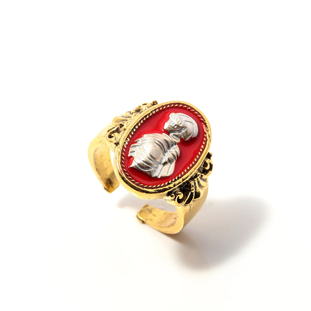 Game Dark Souls Rings for Men Vintage Havel's Demon's Scar Chloranthy Serpent Leo Darkmoon Ring Halloween Jewelry Gift