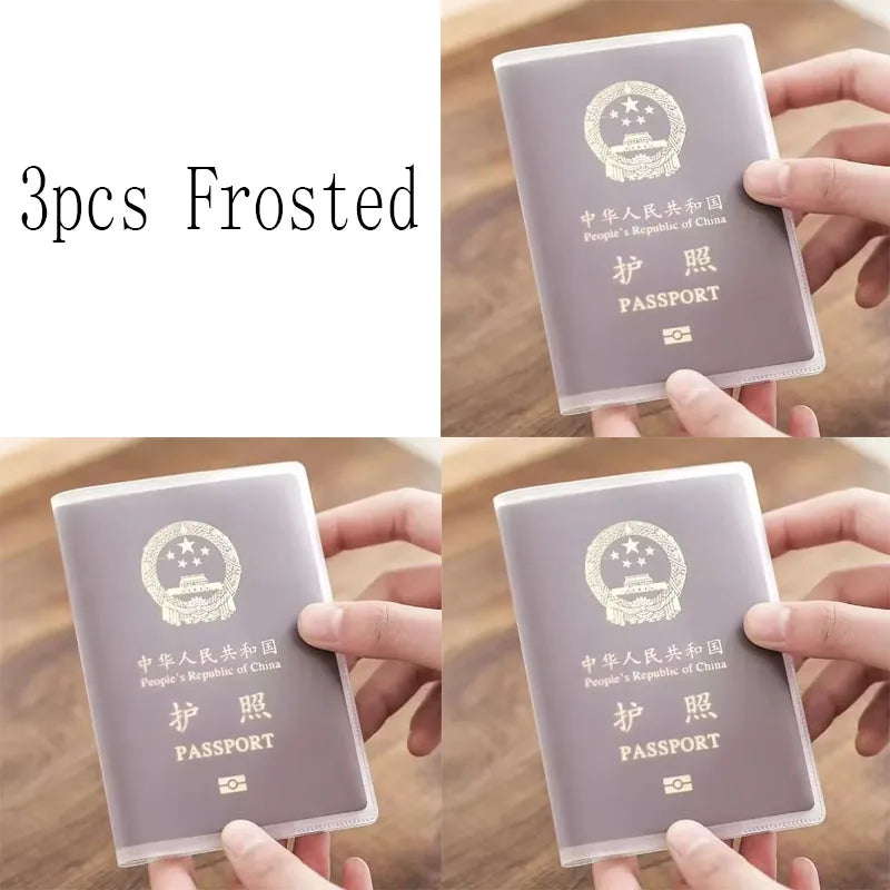 New Passport Protective Cover Waterproof Cover ID Card Holder Universal Business Credit Card Protective Cover Storage Wallet
